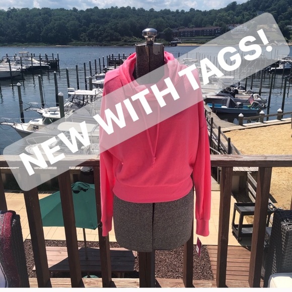 🖤🖤 M L Neon hoodie crop top style - Picture 3 of 6